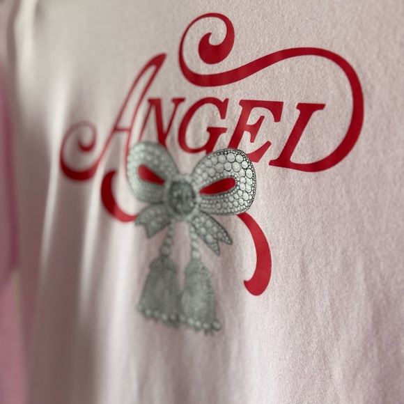 Victoria's Secret Angel Light Pink Pajama Shirt Dress Nightie - Picture 5 of 7